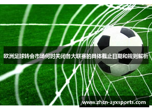 欧洲足球转会市场何时关闭各大联赛的具体截止日期和规则解析